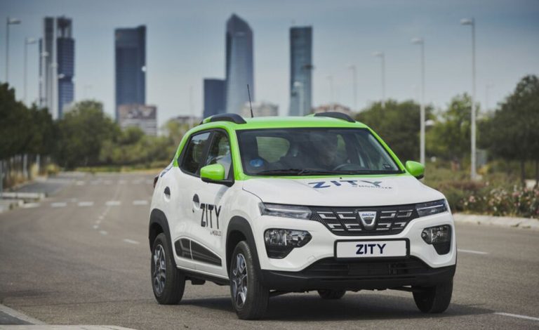 El Dacia Spring llega a la flota de carsharing de Zity en Madrid