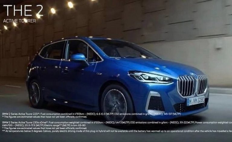 El nuevo BMW Serie 2 Active Tourer se escapa antes de tiempo