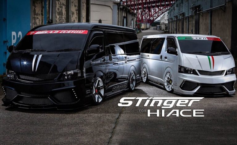 Lo más loco del día es este Toyota HiAce con un motor V12 Biturbo