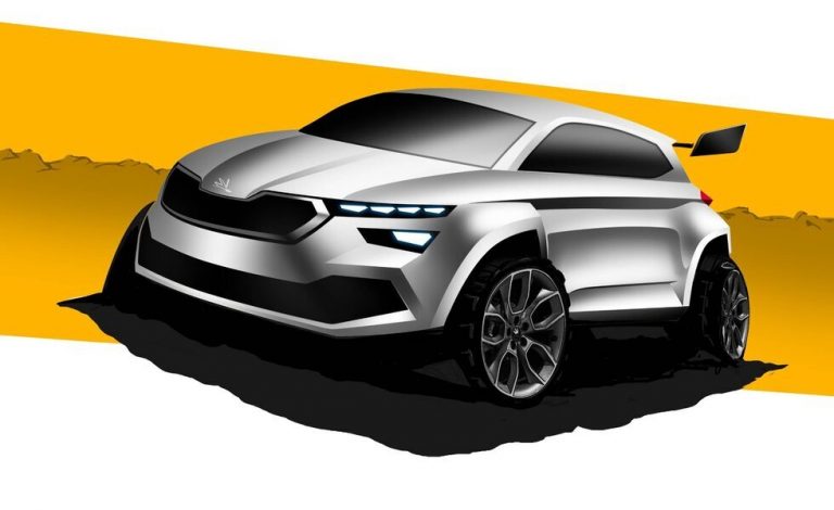 Una versión de rally del Kamiq. El nuevo coche de los estudiantes de Skoda