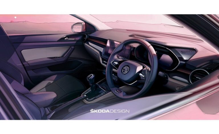 Skoda Slavia. Así es de puertas adentro