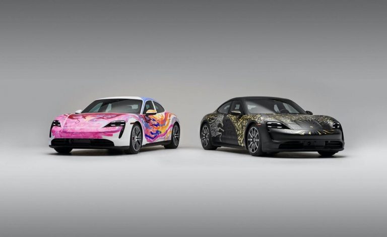 Porsche Taycan Art Car: dos obras de arte sobre ruedas
