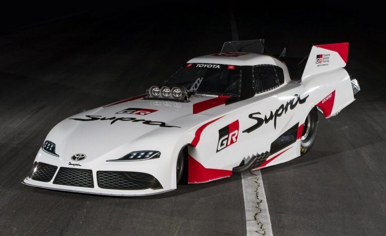 Toyota GR Supra Funny Car. Con diferencia el Supra más potente de la historia