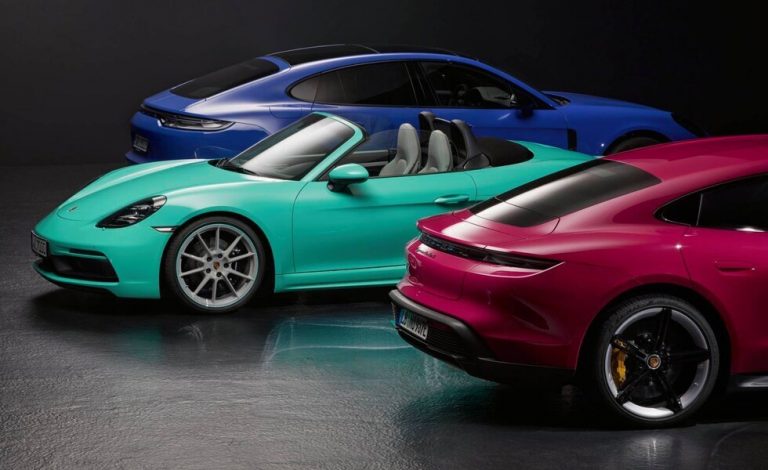 Porsche rescata sus colores históricos para todos sus modelos