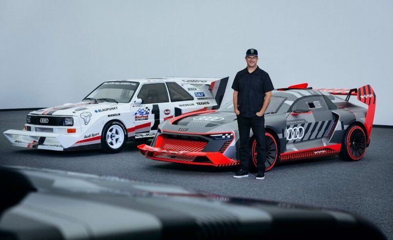 Audi S1 e-tron quattro Hoonitron. Inspiración clásica para la nueva bestia de Ken Block