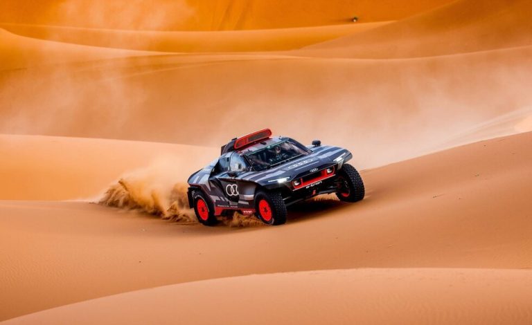 Audi RS Q e-tron. Aguantará las altas temperaturas gracias a su sistema de refrigeración