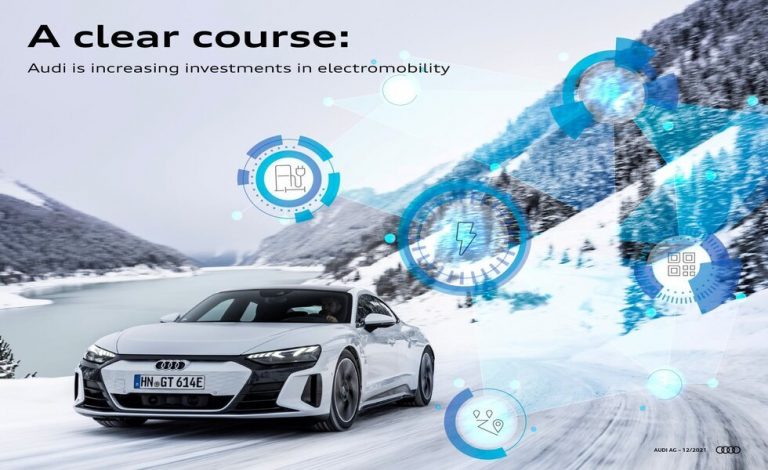 Audi acelera:18.000 millones de euros para electrificar sus gamas hasta 2026