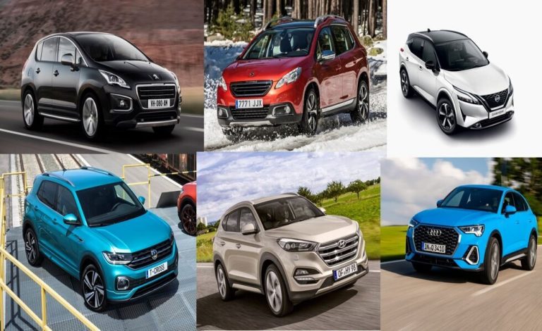Los modelos SUV dominan el mercado del renting español en 2021
