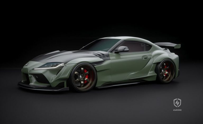 Zacoe ha desarrollado este kit aerodinámico para el Toyota GR Supra