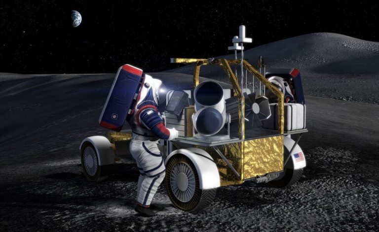 Así es el neumático de Michelin para explorar la Luna