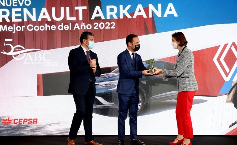 El Renault Arkana ya tiene su premio de Mejor Coche del Año ABC 2022