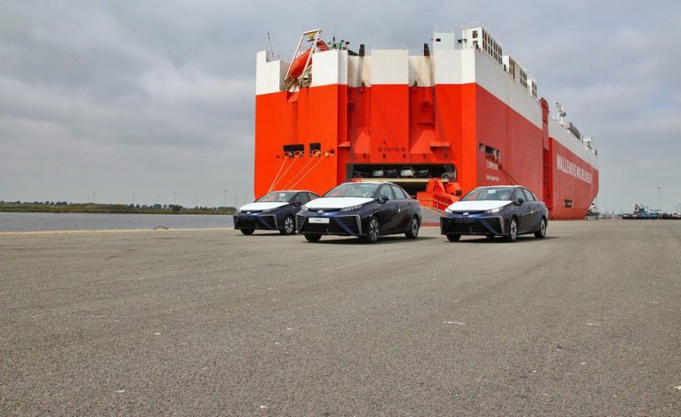 Toyota Mirai. Las cinco primeras unidades llegan a Europa