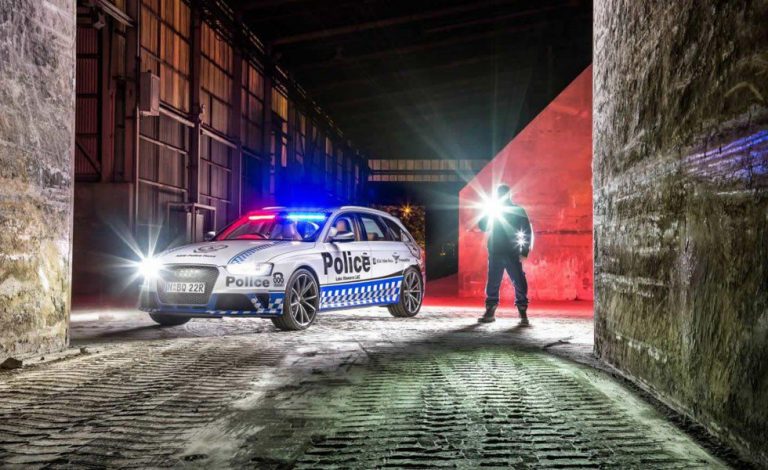 Audi RS 4 Avant. La policía australiana se pone seria