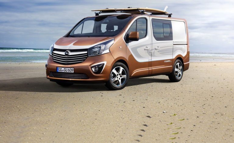 Opel Vivaro Surf Concept. Para disfrutarla al aire libre