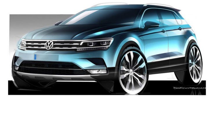 Volkswagen Tiguan 2016. A días de su estreno mundial en Fráncfort