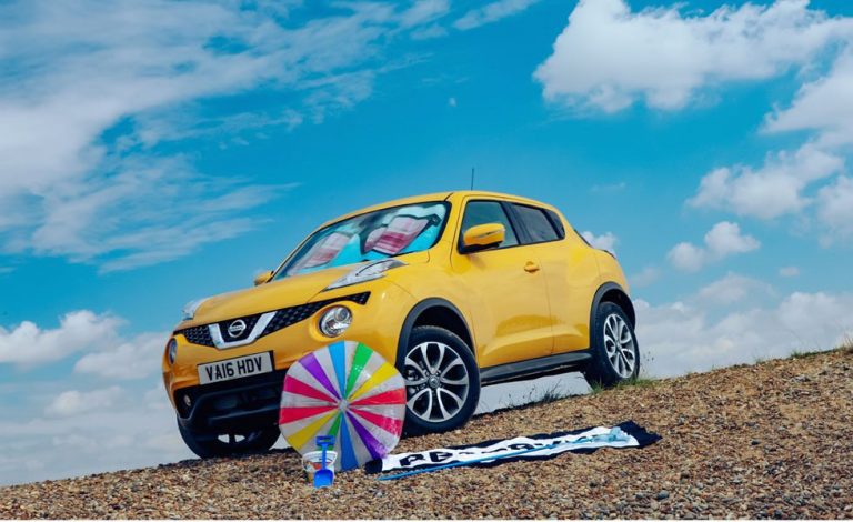 Crossover Nissan. Con factor de protección UV 500