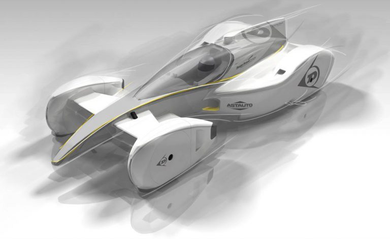 ¿Será así el coche de carreras del futuro?