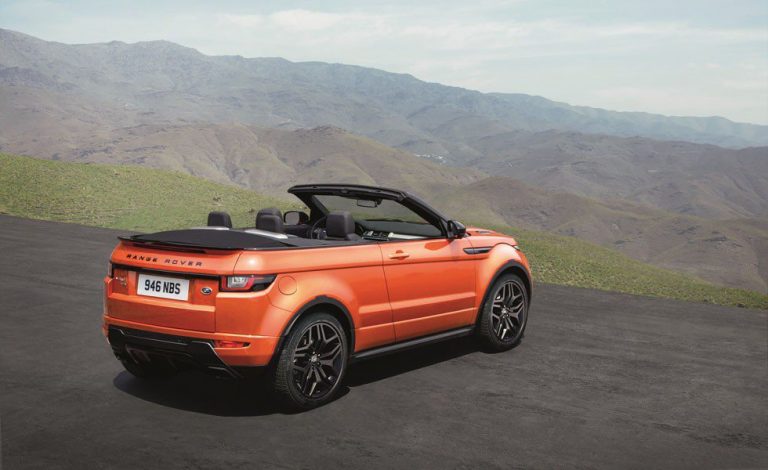 Range Rover Evoque Convertible. Único en su especie