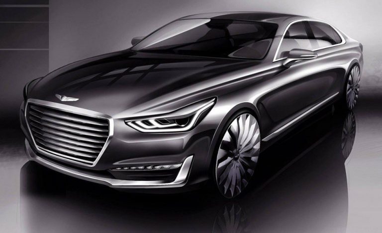 Genesis G90 Concept. Este es el primer modelo de la nueva Genesis