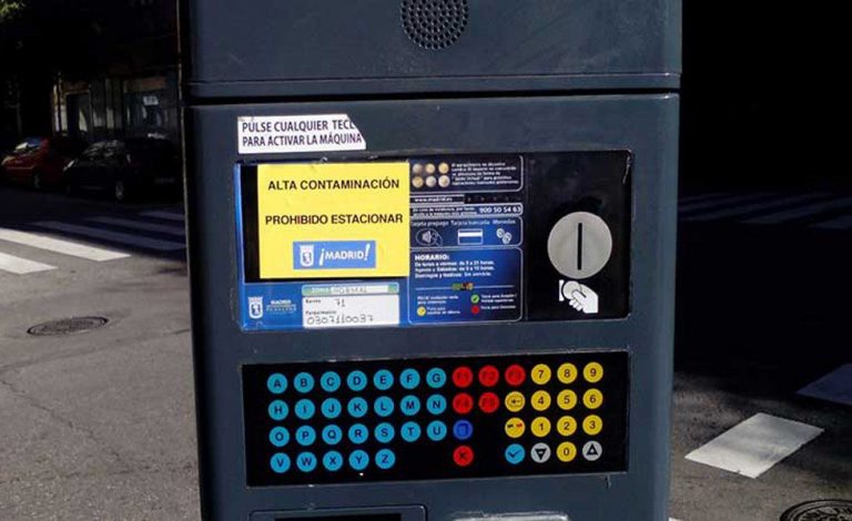 Contaminación. Las multas del SER en Madrid se pueden recurrir