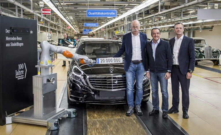 Mercedes produce la unidad 20 millones en Sindelfingen