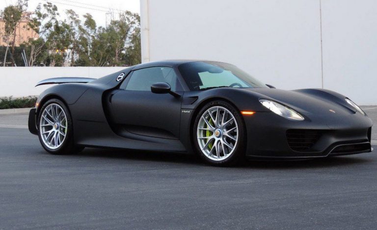 Porsche 918 Spyder Weissach. Este es idéntico al que batió el récord