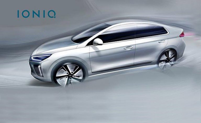 Hyundai IONIQ. Desvelada la imagen del futuro sedán