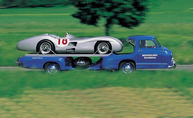 Mercedes Renntransporter. Una historia para recordar