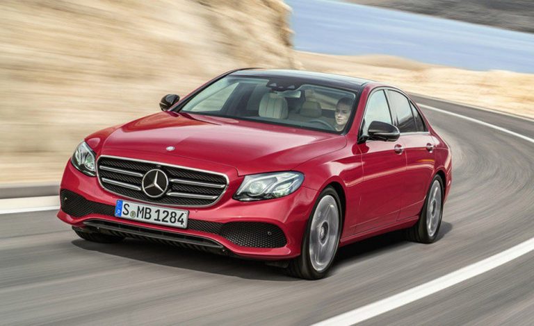 Mercedes Clase E 2017. Se muestra antes de su presentación