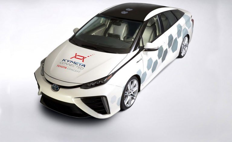 Toyota Mirai Kymeta Concept. Un paso más en el «coche conectado»