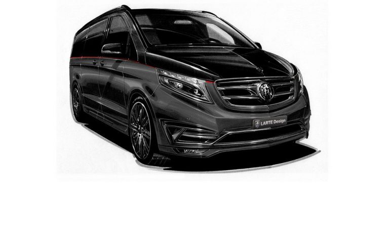 Larte Design Black Crystal. El Mercedes Clase V más lujoso del mundo