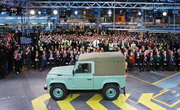 Land Rover Defender. Esta es la última unidad que sale de Solihull