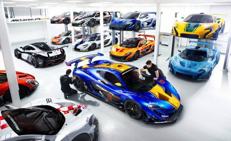 Así es el taller donde se guardan los McLaren P1 GTR