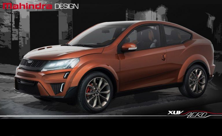 Mahindra XUV Aero Concept. Este es su singular aspecto exterior