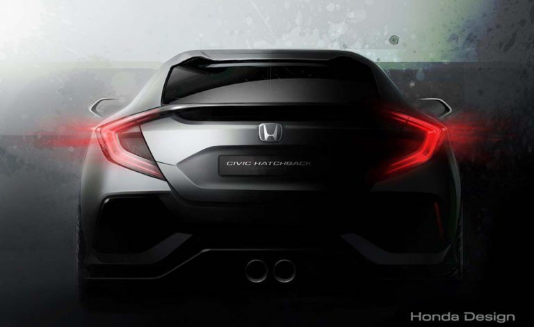 Así es por detrás el nuevo Honda Civic