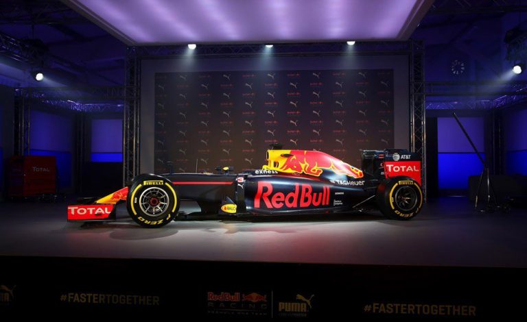 Red Bull F1 2016. Estos son los nuevos colores