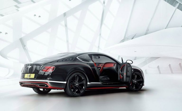 Bentley Continental GT Black Speed. Lujo en rojo y negro