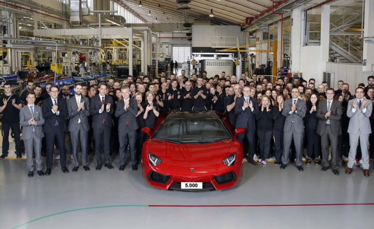 Lamborghini Aventador. Ya son 5.000 ejemplares
