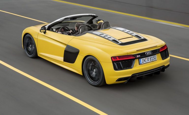 Audi R8 Spyder. Desmelénate a 318 km/h