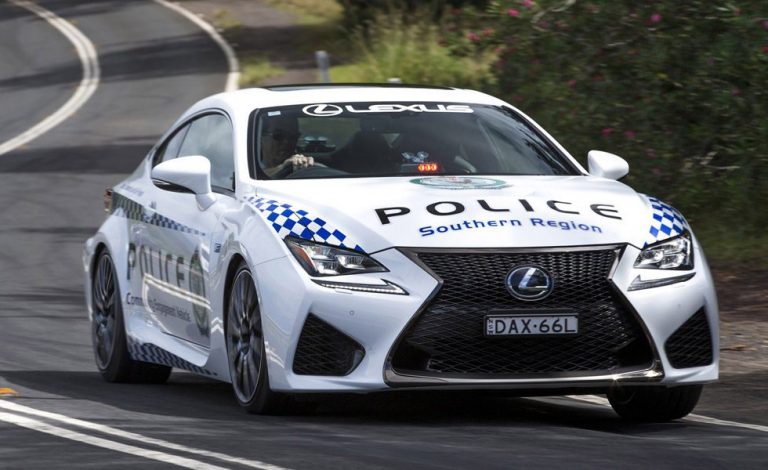 Lexus RC F. El nuevo patrullero de Nueva Gales del Sur