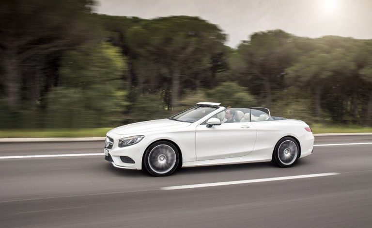 Mercedes Clase S Cabrio. Salón con vistas