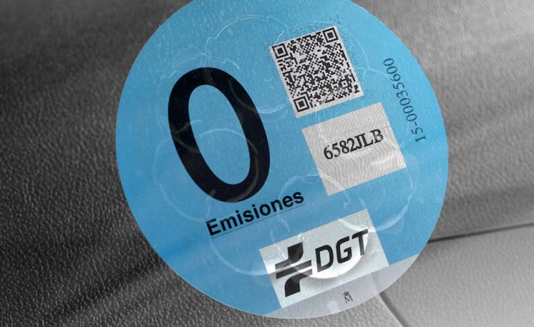 Pegatinas para los coches que menos contaminan