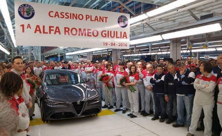 Alfa Romeo Giulia. El primero sale de Cassino