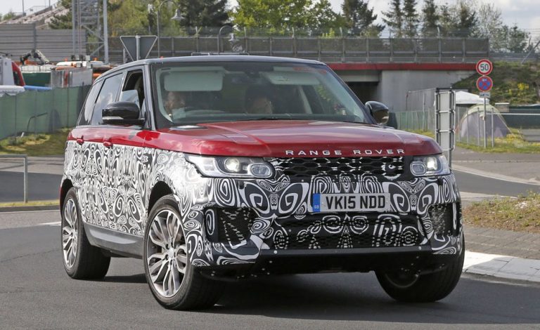 Range Rover Sport. Se lava la cara