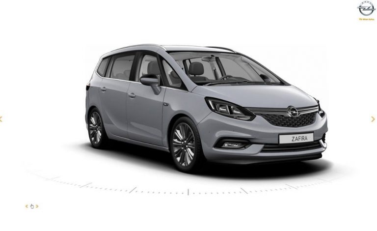 Opel Zafira Tourer 2017. Esta es su nueva imagen