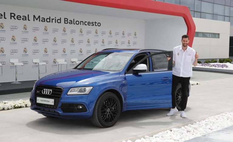 Audi. Los jugadores del R. Madrid de baloncesto ya tienen coche