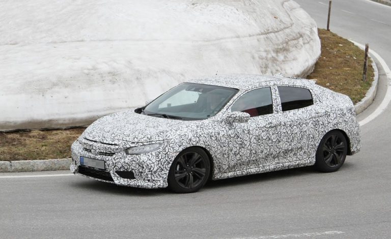 Honda Civic 2017. Se pone a punto en los Alpes