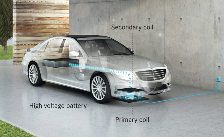 Mercedes S500e 2018. Con recarga inalámbrica