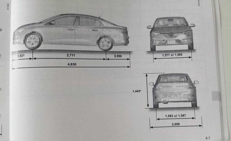 Renault Fluence 2017. Toma forma el nuevo Mégane con 'culo'