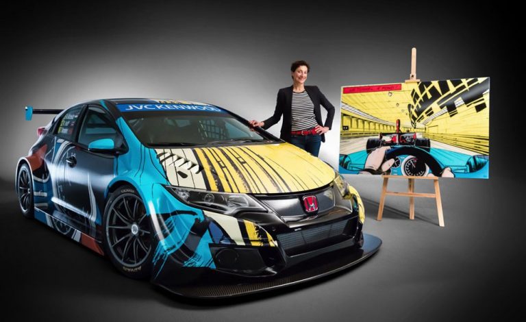 Honda Civic TC1 Art Car. Una decoración maestra